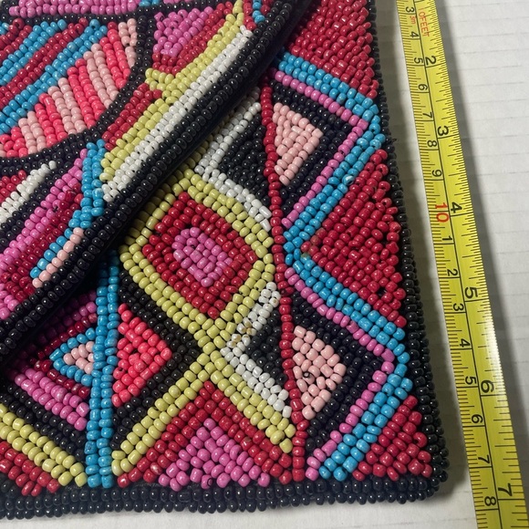 BCBGeneration Multicolor Beaded Clutch - Picture 6 of 9